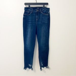 Judy Blue Slim Fit Distressed Dark Wash Jeans 9/29